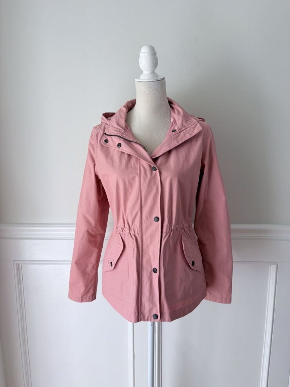 Barbour Women's Pink Raincoat Jacket UK 10 US 6